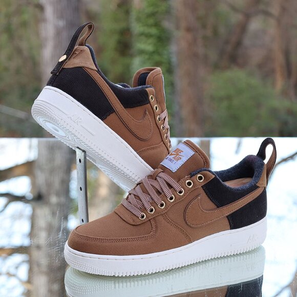 Nike Air Force 1 Low Carhartt WIP Ale Brown Men’s Size 9 AV4113-200 - Picture 2 of 16